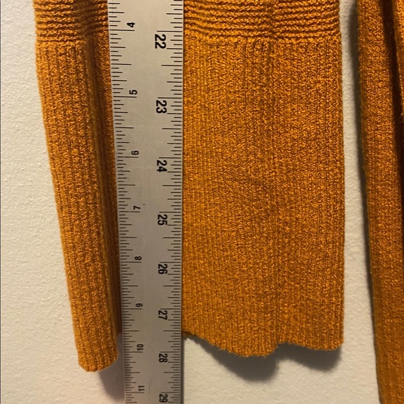 Free People Criss Cross Tunic Sweater Women’s Medium Ginger Root Linen Blend Top - Picture 15 of 15